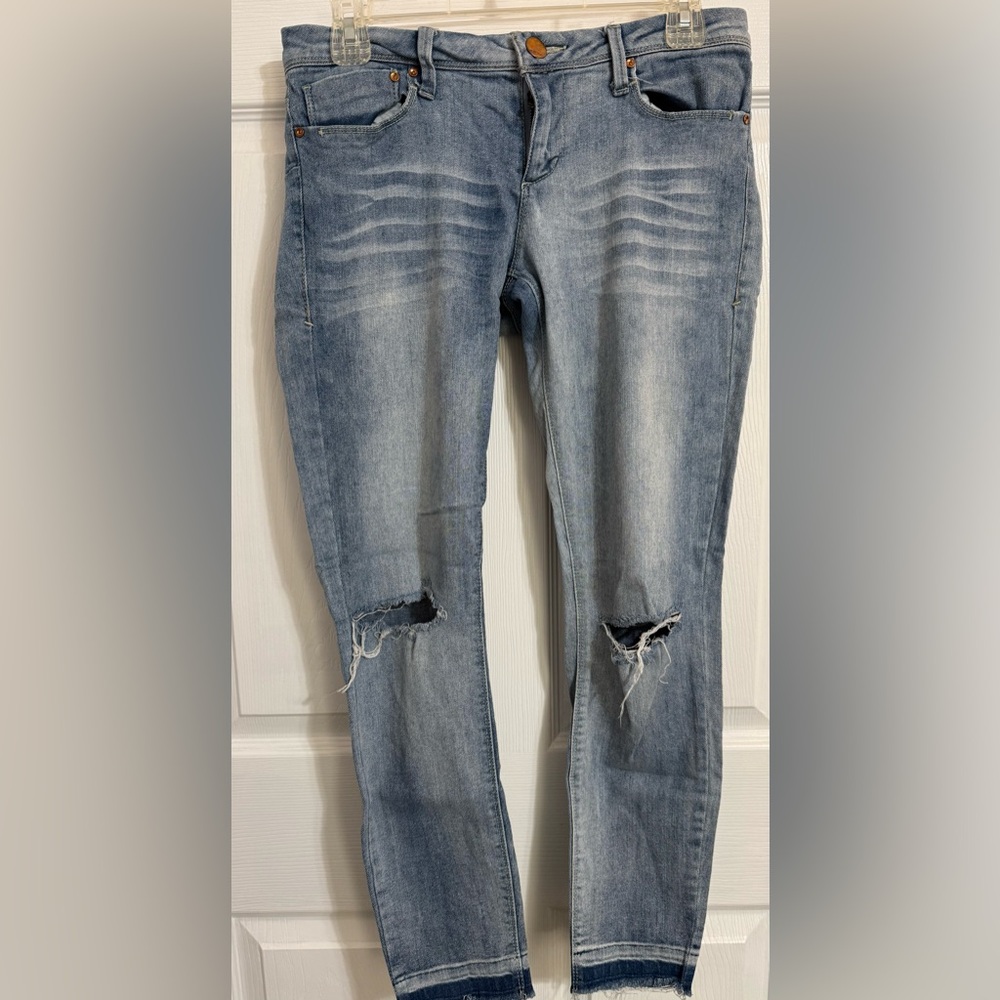 Generra Light Blue Cotton Blend Jeans